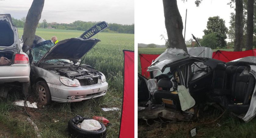 Wypadek w miejscowości Tonowo. Ojciec i jego 14 letnia córka nie żyją