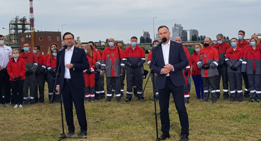 Prezydent RP Andrzej Duda odwiedził Anwil S.A. we Włocławku [VIDEO]
