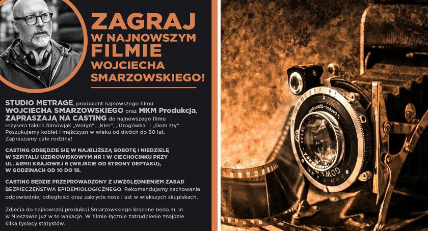 ZAGRAJ W NOWYM FILMIE SMARZOWSKIEGO. Casting już w weekend