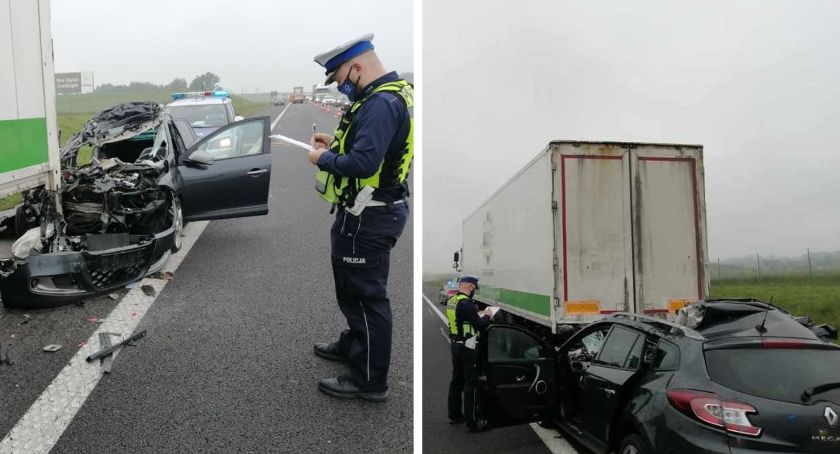 Śmiertelny wypadek na A1 w Warlubiu. Nie żyje 34 latka 