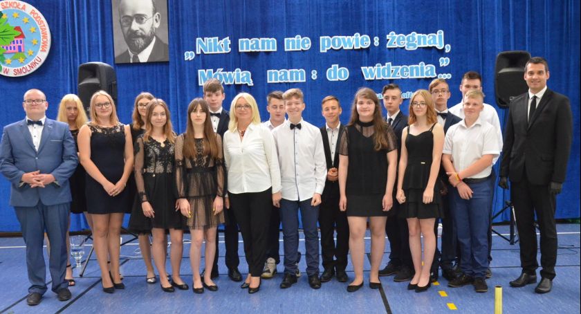 Zakończenie klasy ósmej i wręczenie stypendiów w szkole w Smólniku [ZDJĘCIA]