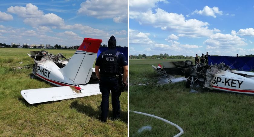Tragiczny wypadek na lotnisku w Bydgoszczy. Rozbiła się awionetka. Nie żyją 2 osoby [ZDJĘCIA]