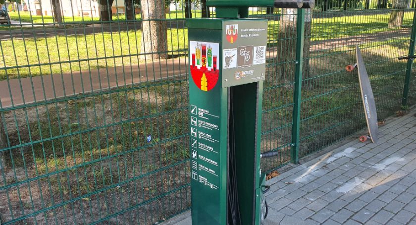 Samoobsługowe stacje naprawy rowerów w Gminie Brześć Kujawski
