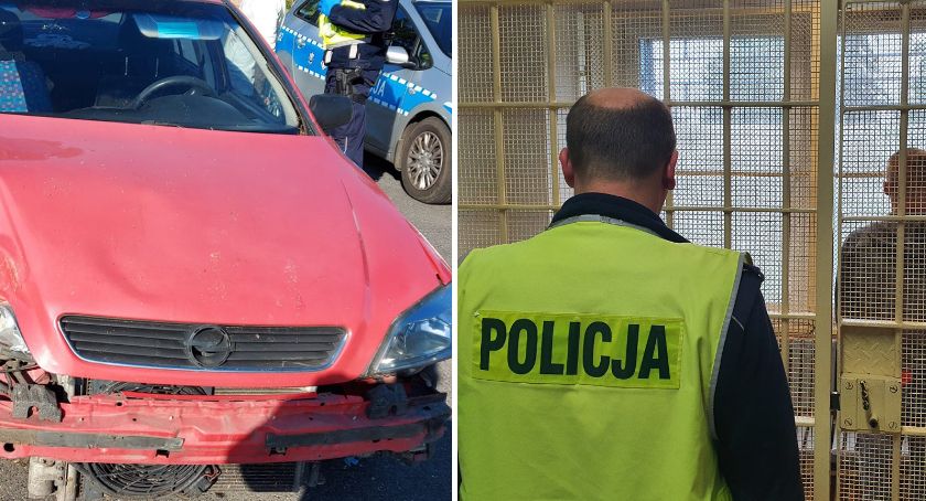 Rozbitym autem pijany i po narkotykach. Wcześniej uderzył w drzewo niedaleko Jeziora Wikaryjskiego