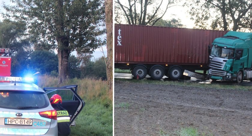 Zderzenie ciężarówek w Milżynie w powiecie włocławskim [ZDJĘCIA]