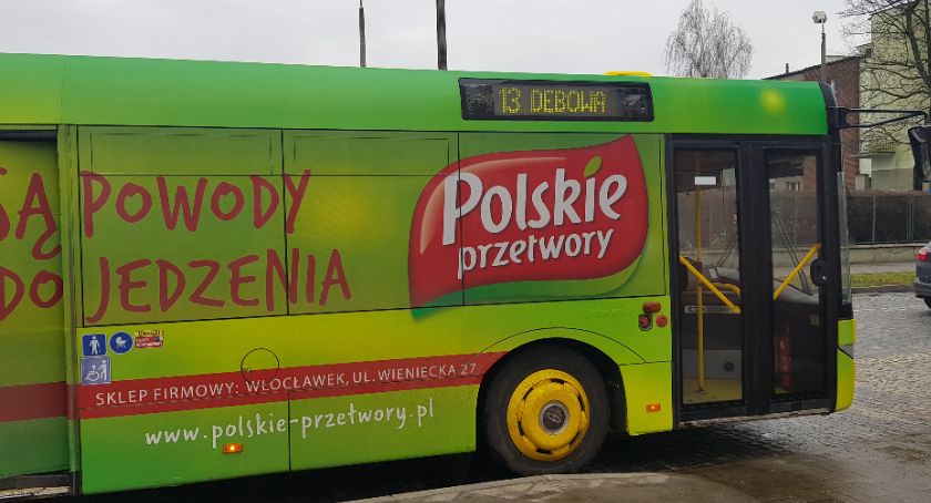 Zmiana tras autobusów we Włocławku