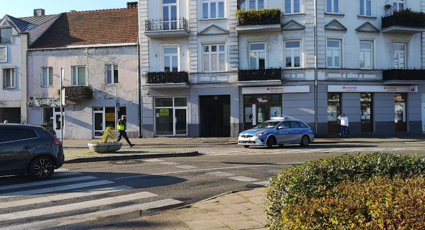 Potrącenie pieszej na Placu Wolności we Włocławku