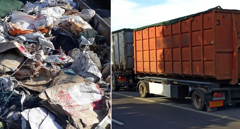 Nielegalny transport  odpadów w regionie [ZDJĘCIA]