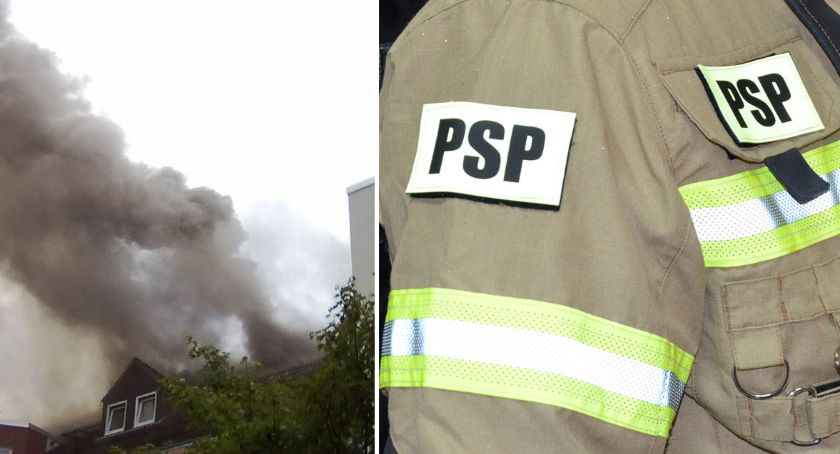Tragiczny pożar we Włocławku. Nie żyje 50 latka