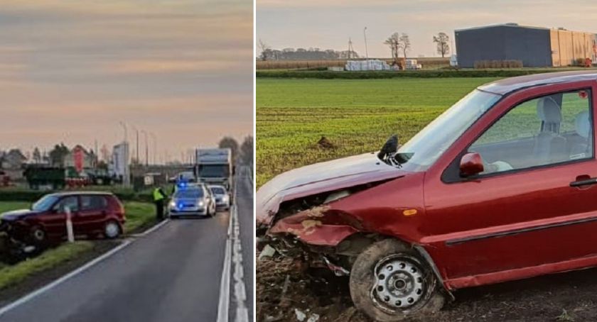 Wypadek w Jądrowicach w Gminie Brześć Kujawski