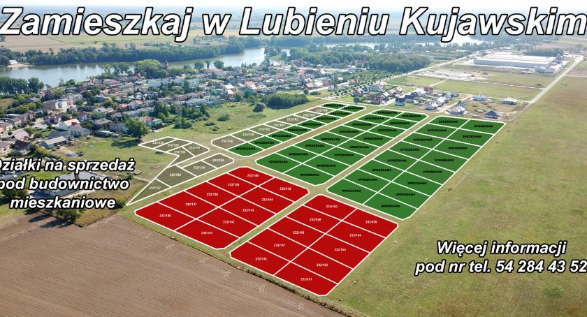 Atrakcyjne działki na sprzedaż w Lubieniu Kujawskim
