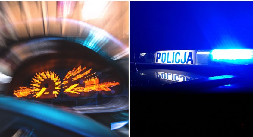 Pościg za BMW w regionie. Policjanci musieli zajechać drogę i wybić szybę w ściganym aucie