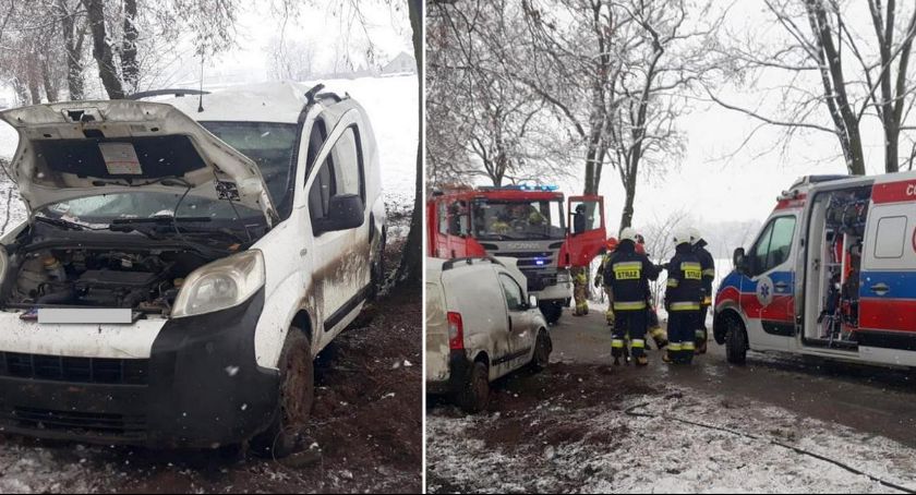 Wypadek w Niegibalicach. 26-latek kierujący peugeotem uderzył w drzewo [ZDJĘCIA]
