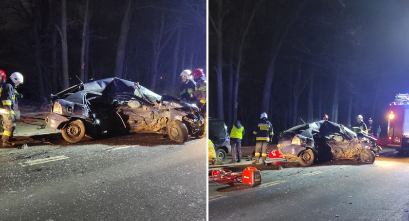 Tragiczny wypadek w powiecie brodnickim. Nie żyje 22-letni kierowca opla