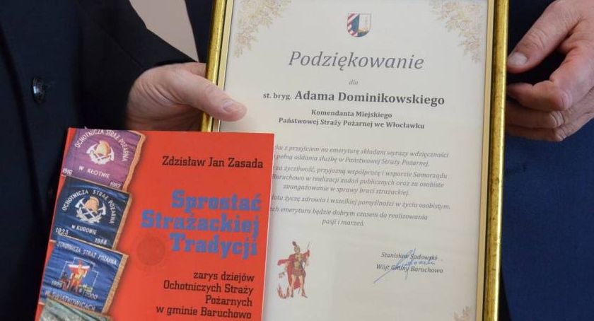 Komendant Straży  we Włocławku Adam Dominikowski odchodzi na emeryturę