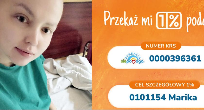 Włocławek: Pomóż Marice Wojtkowskiej w walce z białaczką. Przekaż 1%