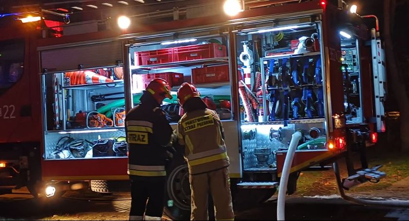 Pożar w Gliznowie w Gminie Lubień Kujawski. Nie żyje mężczyzna