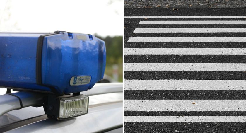 Wypadek we Włocławku. Audi potrąciło pieszego