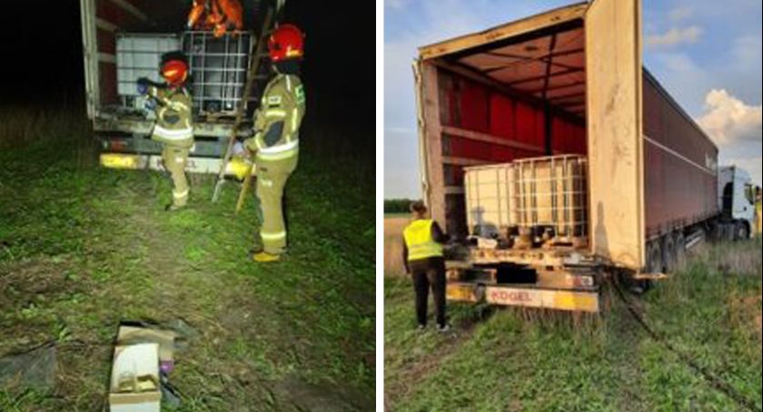 Nielegalny transport odpadów w Nakonowie w gminie Kowal