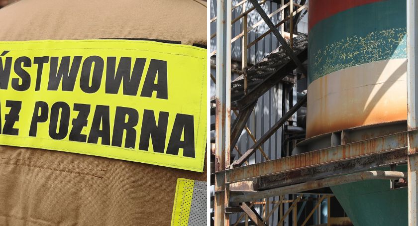 Pożar suszarni w Fabiankach. Na miejscu 7 zastępów straży pożarnej