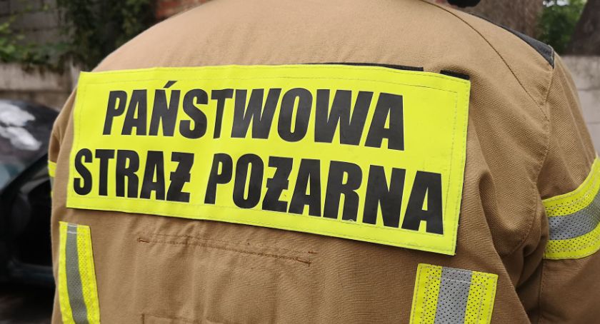 Pożar w budynku mieszkalnym na ulicy Zduńskiej we Włocławku. Podpalenie?