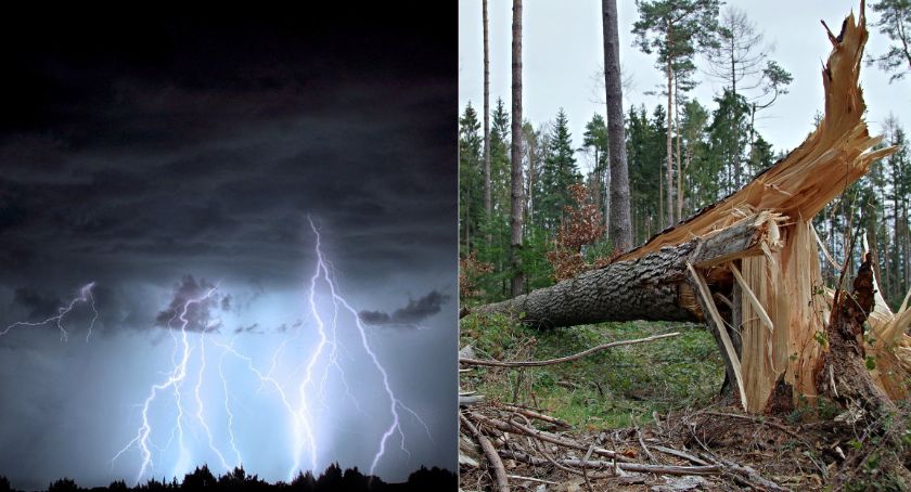 To będzie niespokojna noc. Nadchodzą burze, ulewny deszcz i silny wiatr