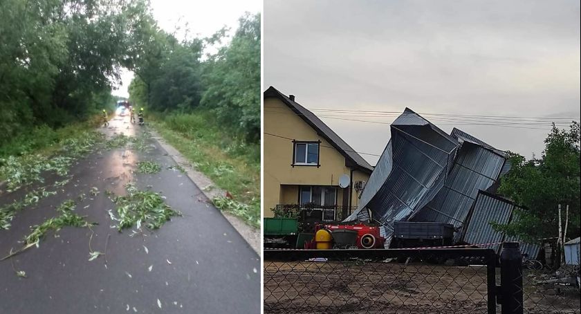 Burze i ulewy we Włocławku i powiecie włocławskim. Strażacy interweniowali kilkadziesiąt razy [ZDJĘCIA]