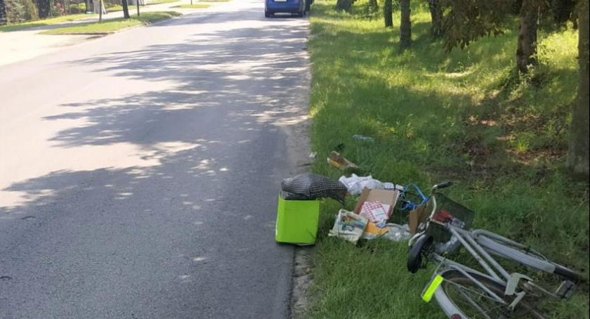 Potrącenie rowerzystki w Piotrkowie Kujawskim