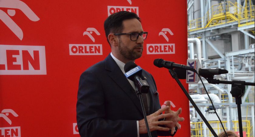 ​Prezes Daniel Obajtek we Włocławku. PKN ORLEN uruchomił we Włocławku pierwszą w historii firmy taką instalację