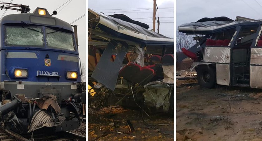Tragedia na torach w regionie. Autobus szkolny zderzył się z pociągiem