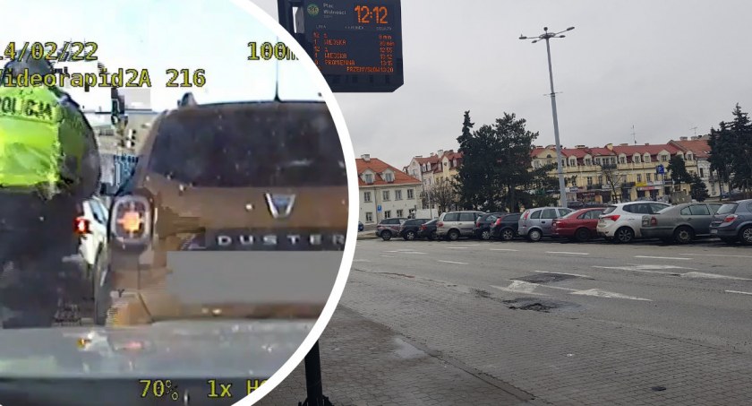GRUPA SPEED bezwzględna. Policjanci tropią parkujących na przystankach. Są nagrania