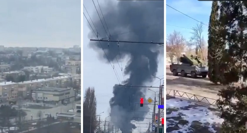 Wojna na Ukrainie. Trwa bardzo silny ostrzał Charkowa. Ukraina bombarduje pozycje Rosjan [VIDEO]