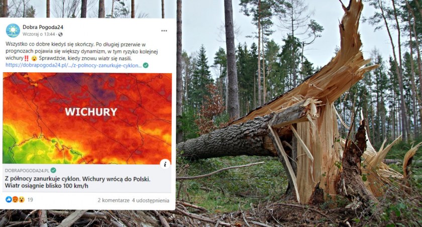 Nadchodzi cyklon? Będzie naprawdę zimno i deszczowo. Meteorolodzy zapowiadają wichurę