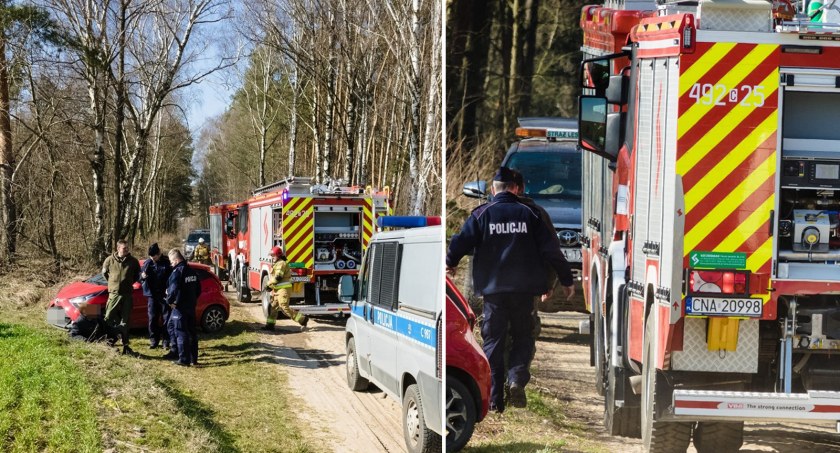 Pijany zasnął z papierosem na trawie. Ogień szybko się rozprzestrzenił