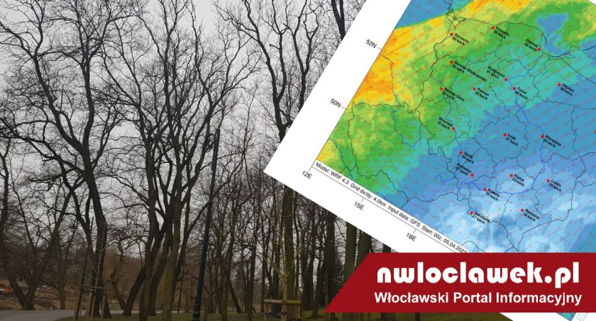 IMGW ostrzega. Niszczycielski Nasim zbliża się nad Kujawy. Czekają nas wichury do 90 km/h
