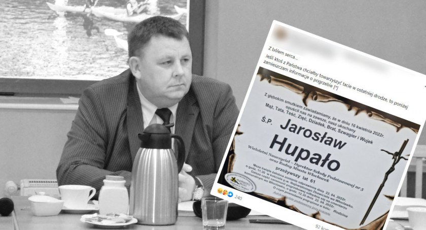 W sobotę zmarł Jarosław Hupało Radny Miasta Włocławek. Znamy termin pogrzebu