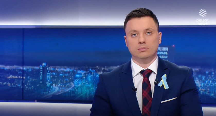 Piotr Witwicki pochodzący z Włocławka prowadzącym głównego wydania Wydarzeń Polsatu