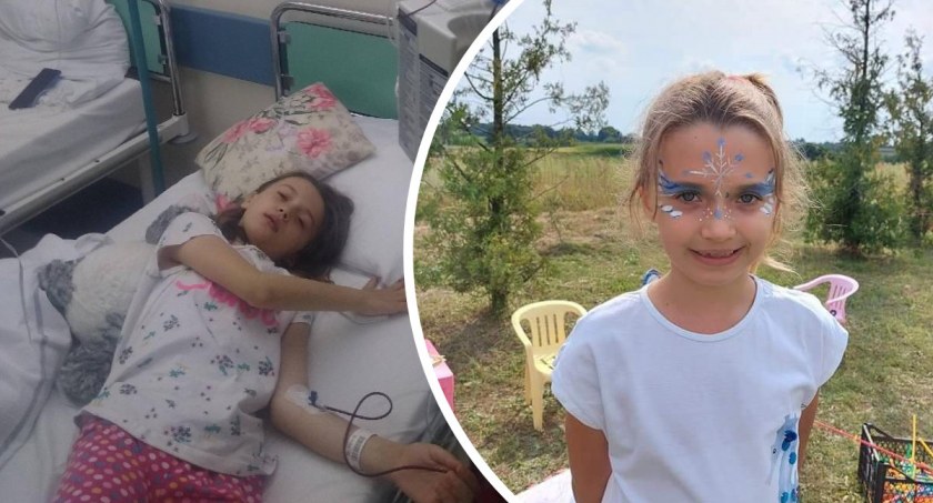 9-letnia Natalka z gminy Lubanie walczy z ostrą białaczką. Pilnie potrzebuje pomocy