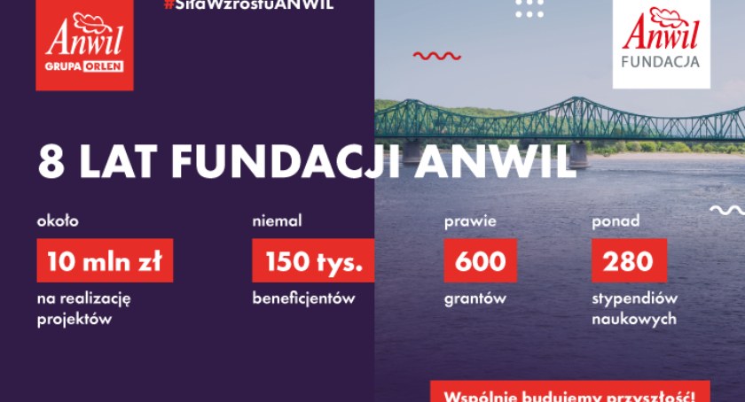 Fundacja Anwil od 8 lat wspiera lokalną społeczność