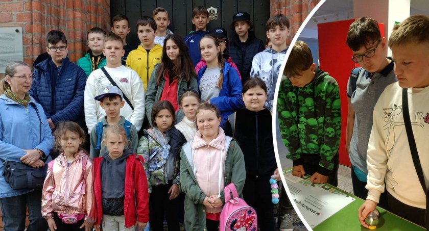 Świętowali Dzień Dziecka w Toruniu. Uczniowie szkoły w Smólniku realizują projekt Matematyka z Biglem