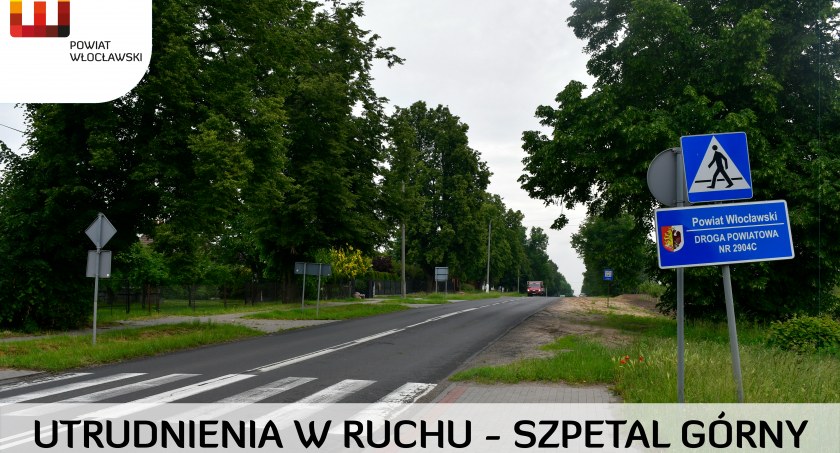 Utrudnienia w ruchu w Szpetalu Górnym