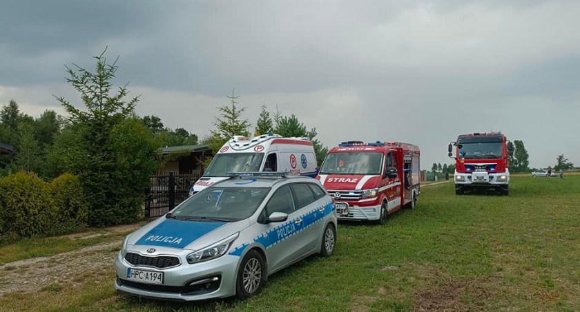 Wybuch butli z gazem w powiecie włocławskim. Dwie osoby w szpitalu