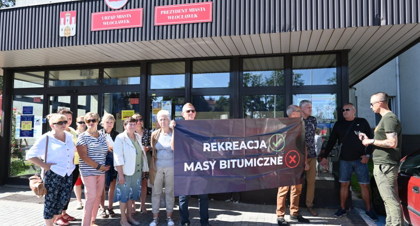 Protest przeciw budowie wytwórni asfaltu we Włocławku. Jakie decyzje zapadły?