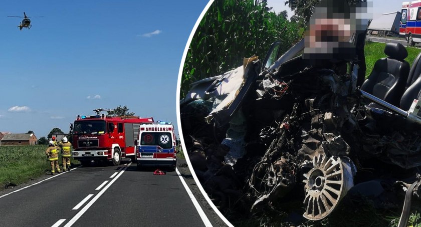 Wypadek w powiecie włocławskim. Seat zderzył się z ciężarowym volvo