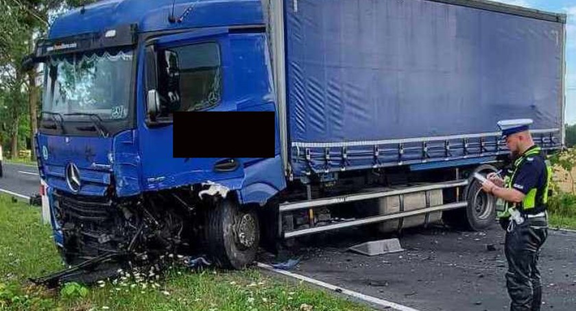 Śmiertelny wypadek w regionie. Osobówka zderzyła się z ciężarówką