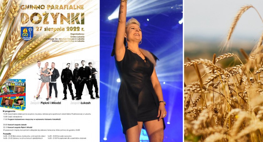 Dożynki 2022 w Lubaniu. Piękni i Młodzi, Kabaret KaŁaMaSZ i Łukasz pojawią się na scenie [PROGRAM]