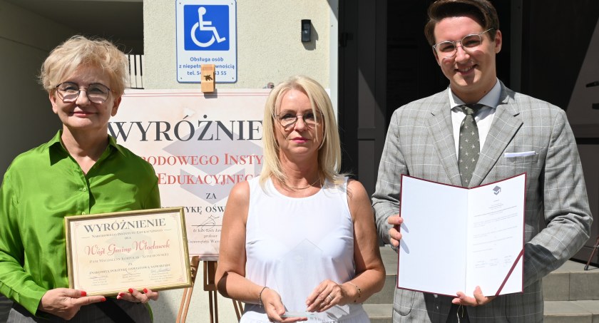 Wyróżnienie dla Wójta Gminy Włoclawek Magdaleny Korpolak-Komorowskiej