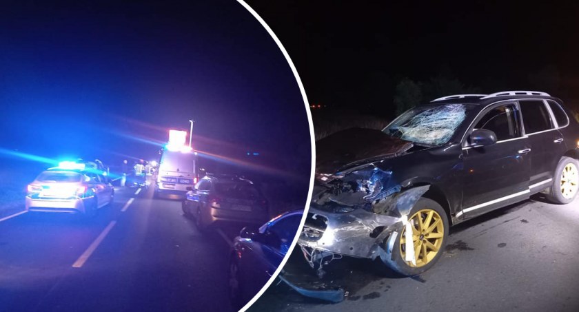 Porsche zderzyło się z motorowerem. Nie żyją 32-latek z powiatu włocławskiego i 30-letni pasażer