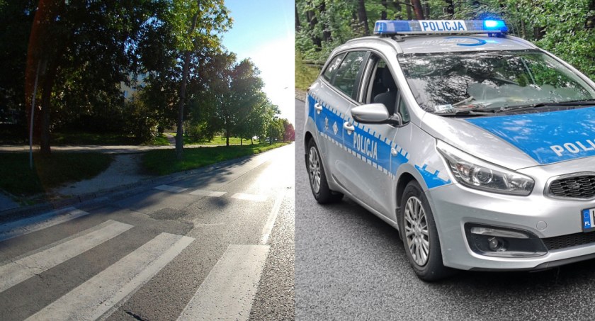 Piesza potrącona na pasach we Włocławku. Kobieta trafiła do szpitala