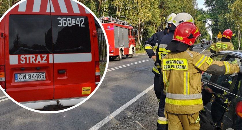 BMW dachowało w rowie w powiecie włocławskim